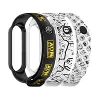 Ремешок к фитнес браслету Armorstandart комплект 3шт Xiaomi Mi Band 7/6/5 Dark Yo (ARM77065)