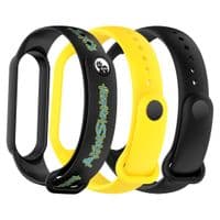 Ремешок к фитнес браслету Armorstandart комплект 3шт Xiaomi Mi Band 7/6/5 New Style Inscription (ARM87044)