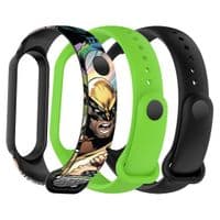 Ремешок к фитнес браслету Armorstandart комплект 3шт Xiaomi Mi Band 7/6/5 New Style Wolverine (ARM87047)
