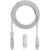 Дата кабель 6in1 inCharge XL 3.0m white Rolling Square (XLL02R)