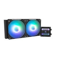 Система жидкостного охлаждения Zalman Alpha 2SE A24 ARGB, LGA1851, 1700, 1200, 115x, AM5, AM4, TDP 320W, черный