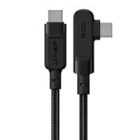 Кабель для передачи данных USB-C — USB-C 2,0 м, 5 А, 100 Вт, нейлоновый, C5-03, черный, Acefast (6974316281016)