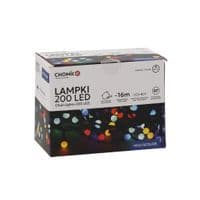 Гирлянда Chomik Шарики-змейка 200 LED 16 м, мультиколор, IP44, от сети (5900779880160)