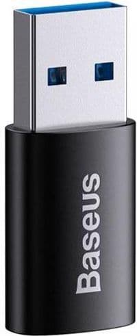 Переходник USB 3.1 M to USB-C F black Baseus (ZJJQ000101)