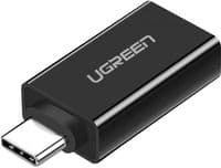 Переходник OTG USB 3.0 AF to USB-C US173 black Ugreen (20808)