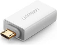 Переходник OTG USB 2.0 AF to Micro 5P US195 white Ugreen (30529)