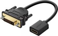 Переходник DVI M to HDMI F 0.22m black Ugreen (20118)