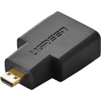Переходник Micro HDMI M to HDMI F black Ugreen (20106)