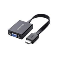 Переходник HDMI M to VGA F + 3.5mm + Micro USB black Ugreen (40248)