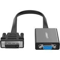 Переходник DVI 24+1 M to VGA F Active Black Ugreen (40259)