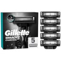 Змінні касети Gillette Mach3 Charcoal Деревне вугілля 5 шт. (8700216062770)