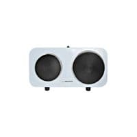 Электроплитка настольная 2500W, White, 2 комфорки, диаметром 18,8 см и 15,5 см, обменная гарантия EKH014W