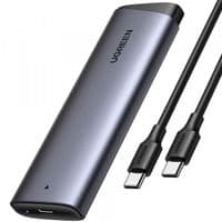 Зовнішня кишеня Ugreen CM767 USB 3.2 Gen 2 M.2 NVMe 10 Гбіт/с  Сіра