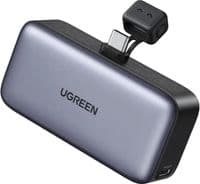 УМБ Ugreen 5000mAh 22,5W USB-C In/Out, with built-in Type-C connector (PB503) сірий