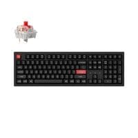 Клавиатура механическая Keychron K10 PRO 100Key, K pro Red, WL/BT/USB-A, EN/UKR, RGB, черный