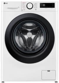 Пральна машина LG фронтальна, 9кг, 1200, A, 48см, дисплей, пара, інвертор, білий