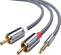 Кабель мультимедійний 3.5mm M to 2xRCA M 1.0m Essager (EYPZJ-MY0H)