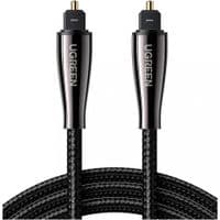 Кабель мультимедійний Optical Toslink 1.5m AV108 black Ugreen (10542)