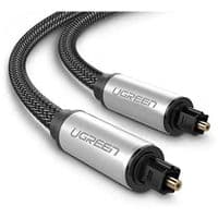 Кабель мультимедійний Optical Toslink 1.0m AV108 black Ugreen (10539)