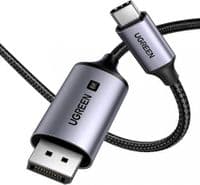 Кабель мультимедийный USB-C to DisplayPort M 1.0m 8K CM556 black Ugreen (25157)