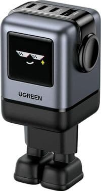 Зарядное устройство для Ugreen 1xUSB + 3xUSB-C GaN 100W Robot X688 gray (45515B)