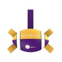 Игрушка для собак MISOKO&CO Надувной мяч в форме мяча для регби фиолетовый с желтым 41 см (KINMSK70118)