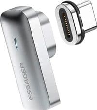 Переходник USB-C magnetic 20Gbps 4K 90° Corner Essager (EZJCX-RJ0G)