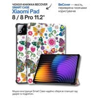 Чехол для планшета BeCover Smart Case Xiaomi Pad 8/8 Pro 11.2" Butterfly (714582)