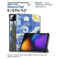 Чехол для планшета BeCover Smart Case Xiaomi Pad 8/8 Pro 11.2" Night (714589)