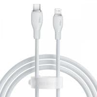 Кабель Type-C — Lightning, 1,2 м, белый, Baseus, 20 Вт, 2,4 А (P10355701221-00)