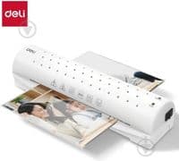 Ламінатор A4, Deli ET106, White, до 125 мкм, гаряче ламінування, до 300 мм за хвилину