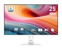 Монитор MSI 24.5" PRO MP251W-E2 D-Sub, HDMI, DP, MM, IPS, 120Hz, sRGB 99%, AdaptiveSync, белый