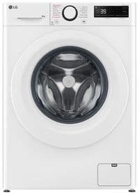 Пральна машина LG фронтальна, 8кг, 1200, A, 48см, дисплей, пара, інвертор, білий