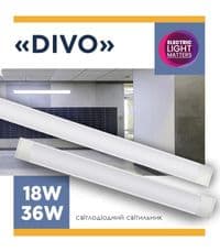 Светильник накладной светодиодный ELM Divo 18W 6500К 26-0100