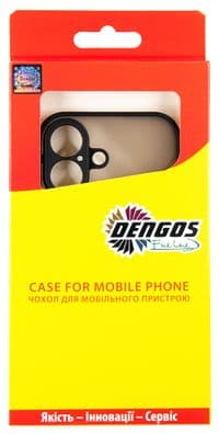 Чохол до мобільного телефона Dengos Matte iPhone 17 Black (DG-TPU-MATT-170)