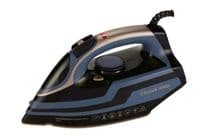 Праска Russell Hobbs, 3100Вт, паровий удар -210гр, верт. відпарювання, керам. підошва, чорно-синий
