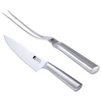 Набор нож и вилка для мяса Bergner Bbq lovers 2 предмета (BG-40220-MM)