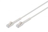 Патч-корд DIGITUS CAT 6a S-FTP, 1м, AWG 32/7, Cu, TPE-LSZH, гнучкий, сірий