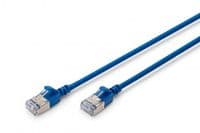 Патч-корд DIGITUS CAT 6a F-FTP Slim, 2 м, AWG 32/7, Cu, LSZH, синій