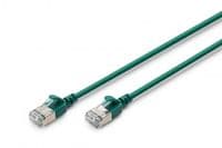 Патч-корд DIGITUS CAT 6a F-FTP Slim, 2 м, AWG 32/7, Cu, LSZH, зелений