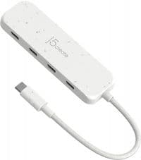 Хаб J5create JCH345EW-N USB-C на 4 USB-С, Білий
