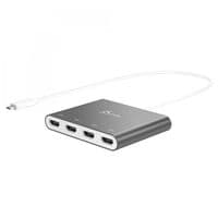Багатопортовий мультиадаптер J5create JCA366-N USB-C на 4xHDMI