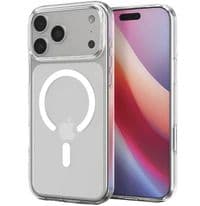 Чехол Spigen для iPhone 17 Pro, Liquid Crystal MagFit, Clear White