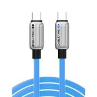 Кабель Cabletime USB Type-C - USB Type-C (M/M) PD 240W, 2 м, Blue (CU05L)
