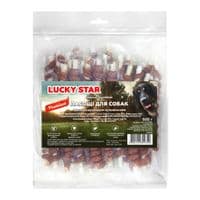 Лакомство для собак Lucky Star Куриное вяленое мясо на большой кальцинированной палочке 500 г (4820144302329)