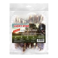 Лакомство для собак Lucky Star Куриное вяленое мясо на кальцинированной палочке 500 г (4820144201004)