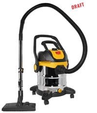 УЦІНКА! Пилосос професійний 2E PowerClean 20S 1200Вт 17кПа контейнер 20л розетка 220В/2000Вт вологе/сухе прибирання функція повітродувки IPX4 5.6кг