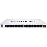 FortiSwitch-148F — це комутатор керування L2+ з конкурентоспроможним співвідношенням продуктивності та ціни, 48 портами GE + 4 портами SFP+ + 1 консоллю RJ45.