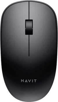 Миша бездротова Havit MS358GT, Black, USB 2.4GHz, оптична, 1200 dpi, 3 кнопки, до 10 м, 1xAA (HV-MS358GT)