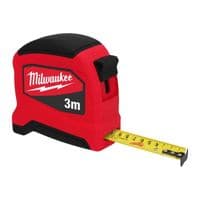 Рулетка Milwaukee Pro Compact, 3мх19мм с фиксатором сматывания, АБС-пластик